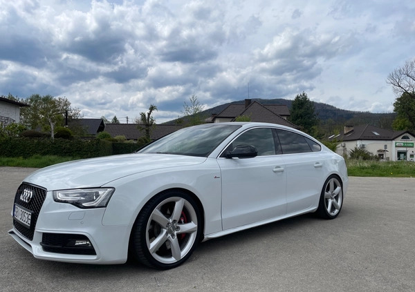 Audi A5 cena 69999 przebieg: 146000, rok produkcji 2013 z Wągrowiec małe 301